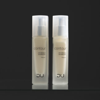 Vitalift DU Cosmetics en envase airless de 30 ml, fluido antiage con Argireline y Coenzima Q10 para contorno de ojos.