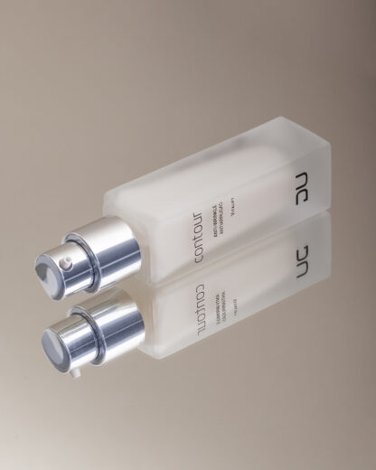Vitalift DU Cosmetics en envase airless de 30 ml, fluido antiage con Argireline y Coenzima Q10 para contorno de ojos.